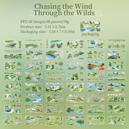 Wind in Wild Hills Sticker Book