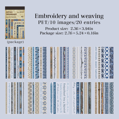 Retro Boundaries Sticker Book