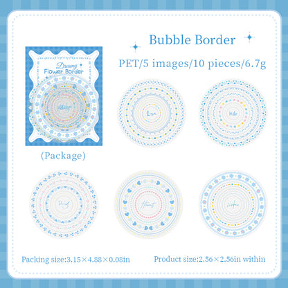 Dreamy Lace Floral Stickers