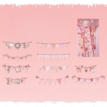 Christmas Bunting Stickers