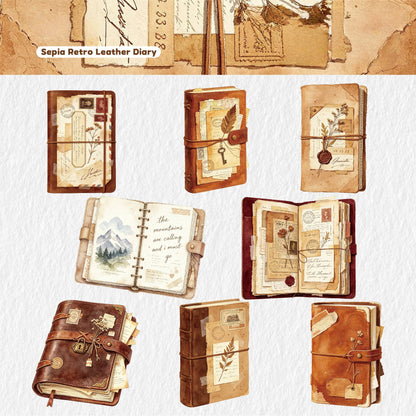 Vintage Books Stickers