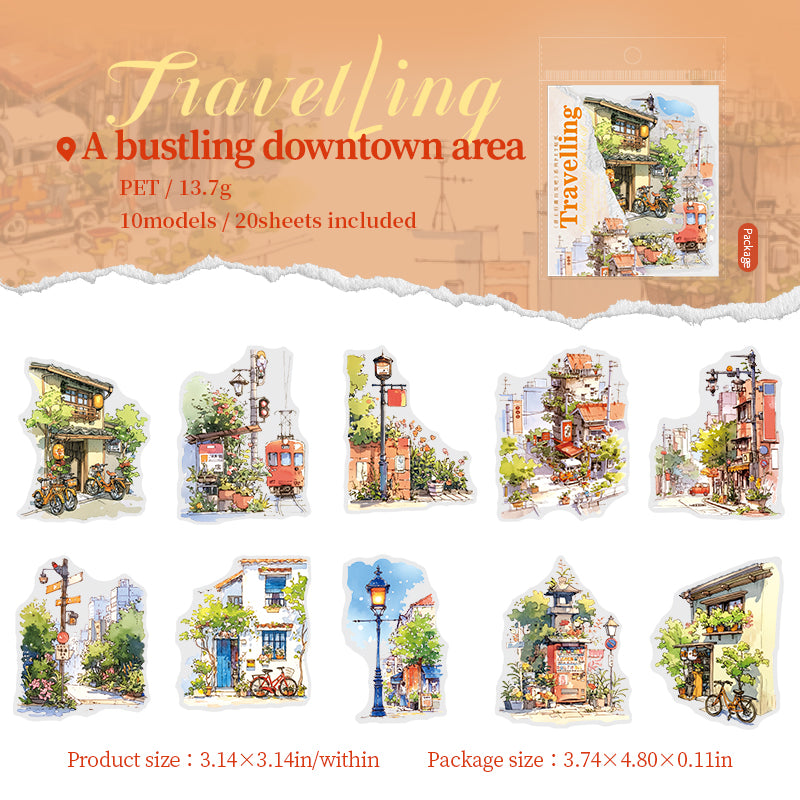 Travel Scenery Stickers