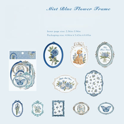 Lace Floral Frame Stickers
