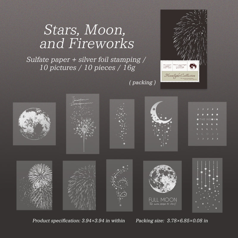 Moonlight Collection Vellum Stickers