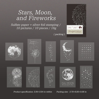 Moonlight Collection Vellum Stickers
