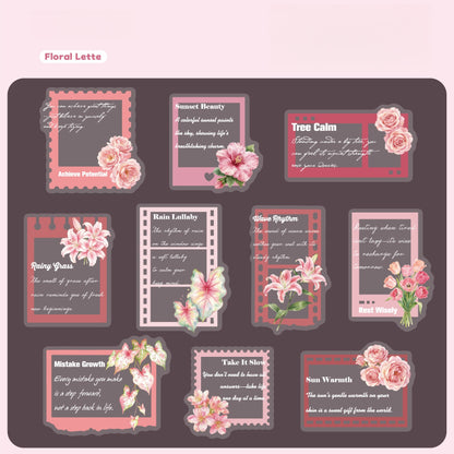 Floral Mail Stickers