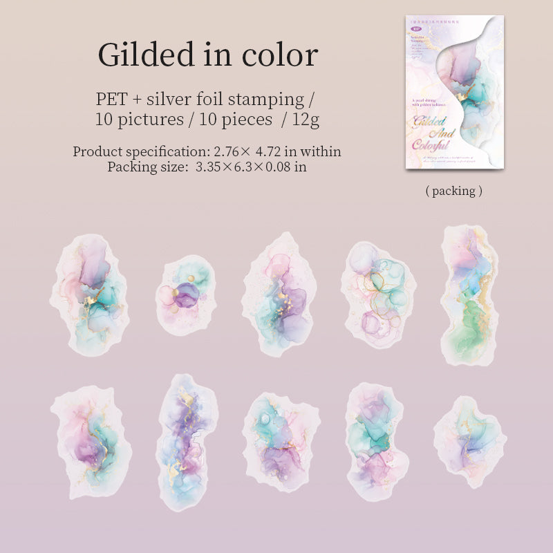 Gilded Glow Stickers