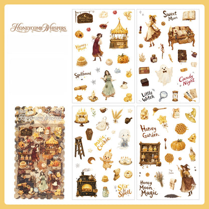 Halloween Rose Banquet Stickers