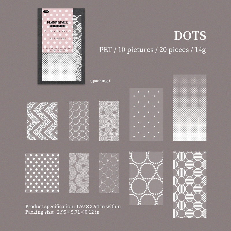 Blank Space Collection Stickers