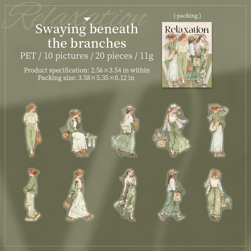 Relaxation Vibes Stickers