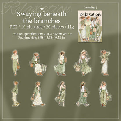 Relaxation Vibes Stickers