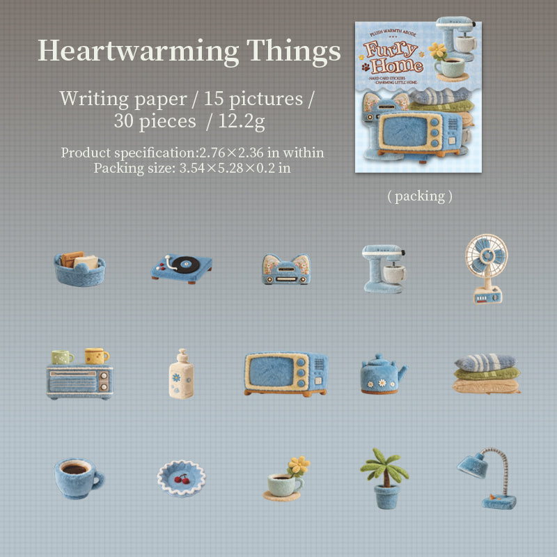 Cozy Plush Home Sticker