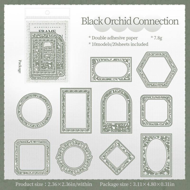 Framed Illustration Collection Sticker