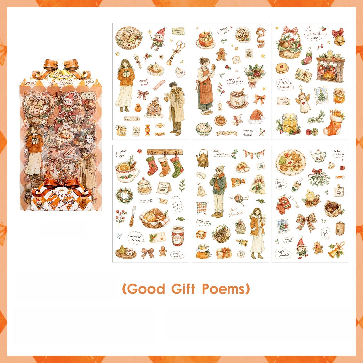 Fairy Tale Christmas Day Stickers