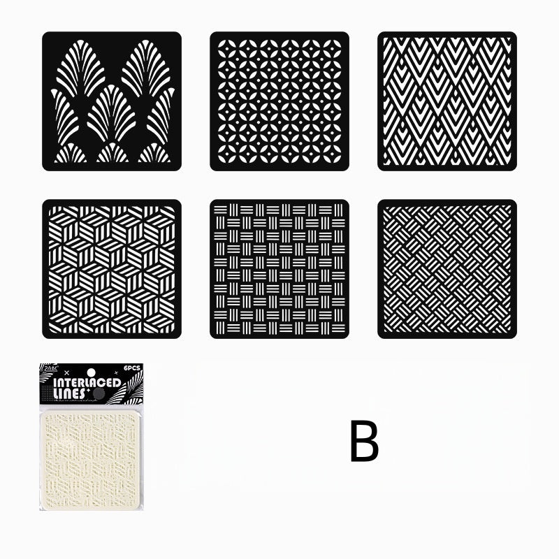 Texture-themed Painting Stencils