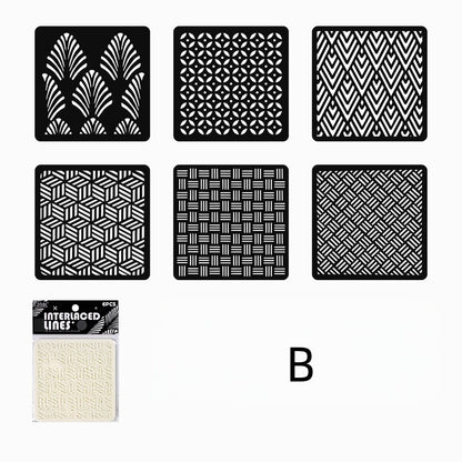 Texture-themed Painting Stencils