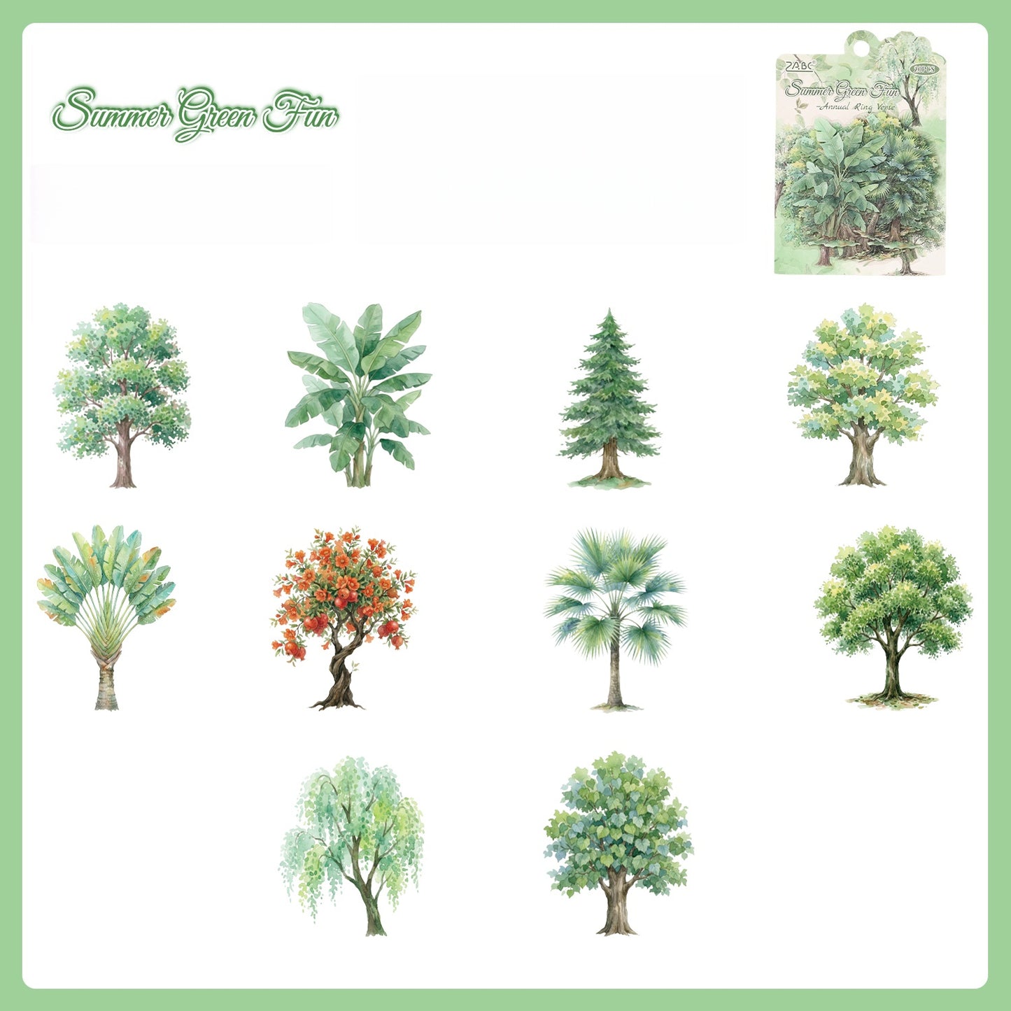 Seasonal Woodland Stickers