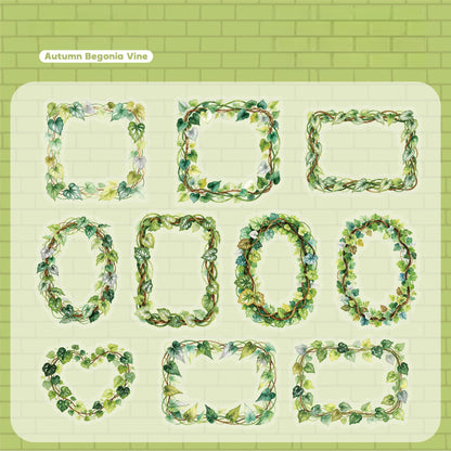 Vine Border Stickers