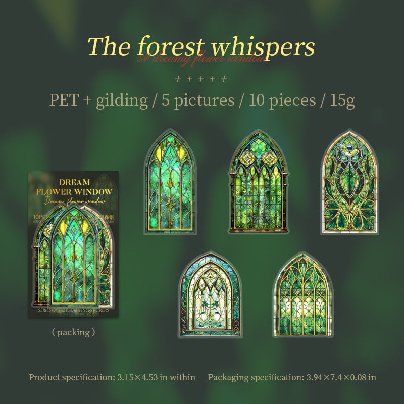 Dream Flower Window Stickers