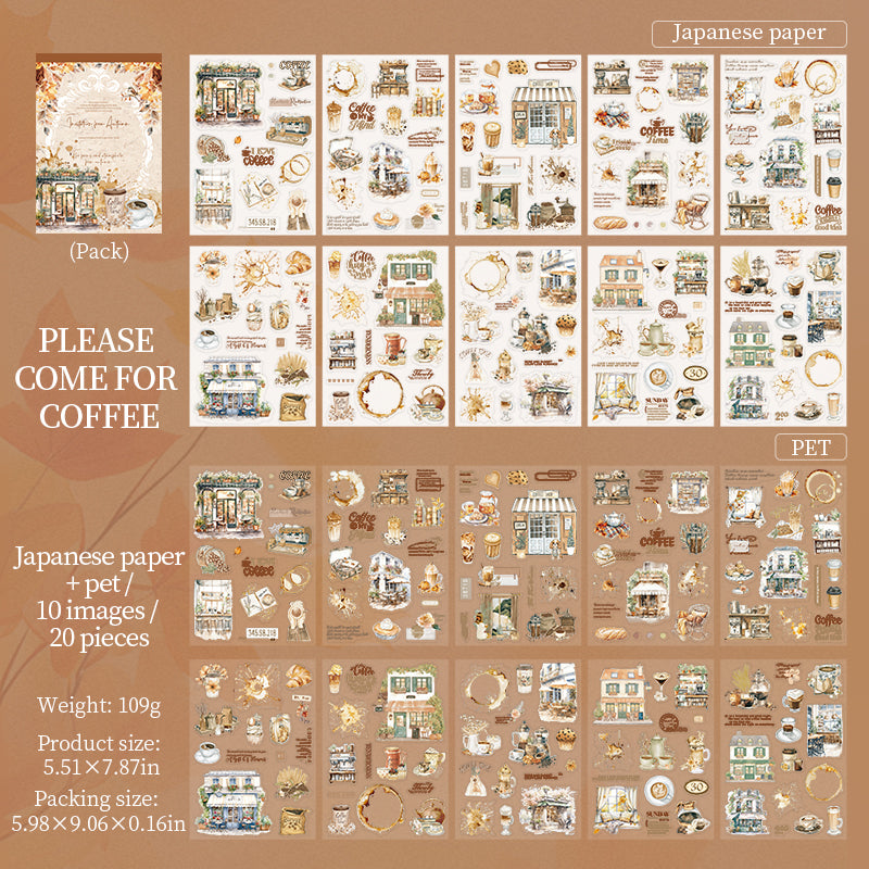 Autumn Invitation Sticker Book