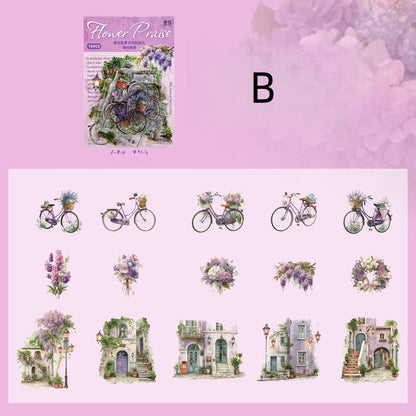 Floral Elegy Stickers