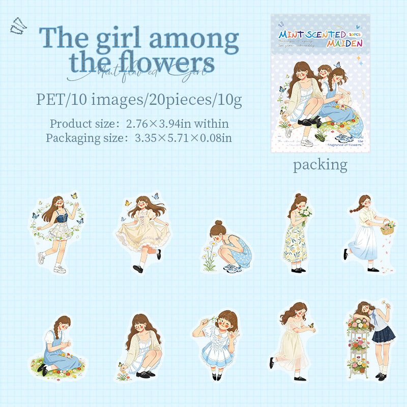 Minty Girl Stickers