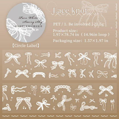 Pure White Starfield Tape