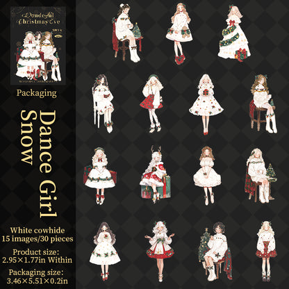 Wonderful Christmas Eve Stickers