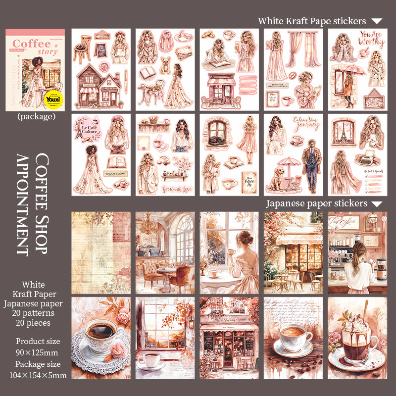 Cafe Story Sticker Book