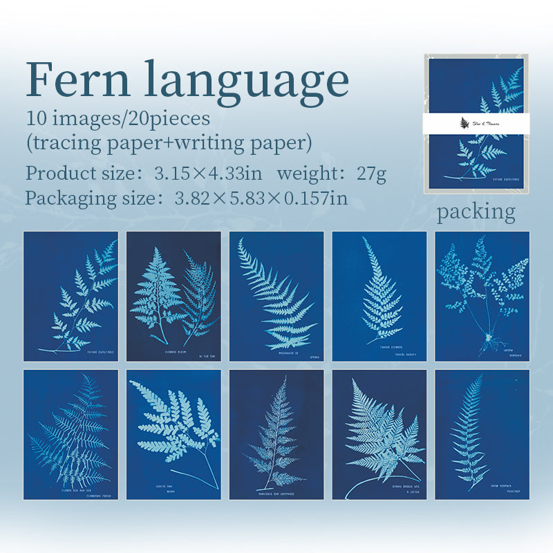 Enchanted Blue Floral Papers