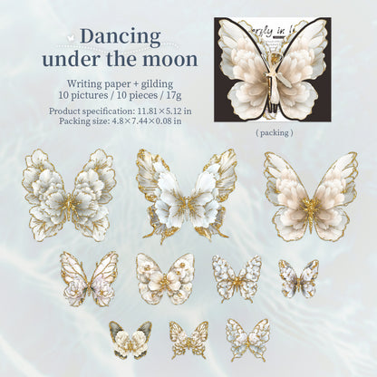 Butterflies in Water Stickers