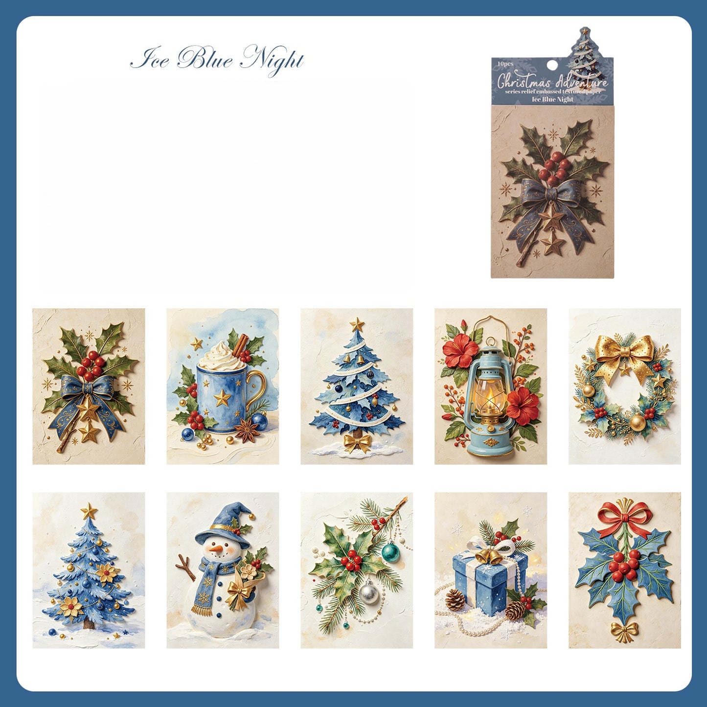 Christmas Adventure Embossed Papers