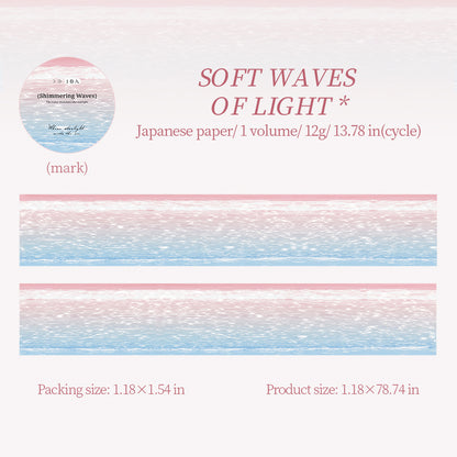 Shimmering Ripples Washi Tape