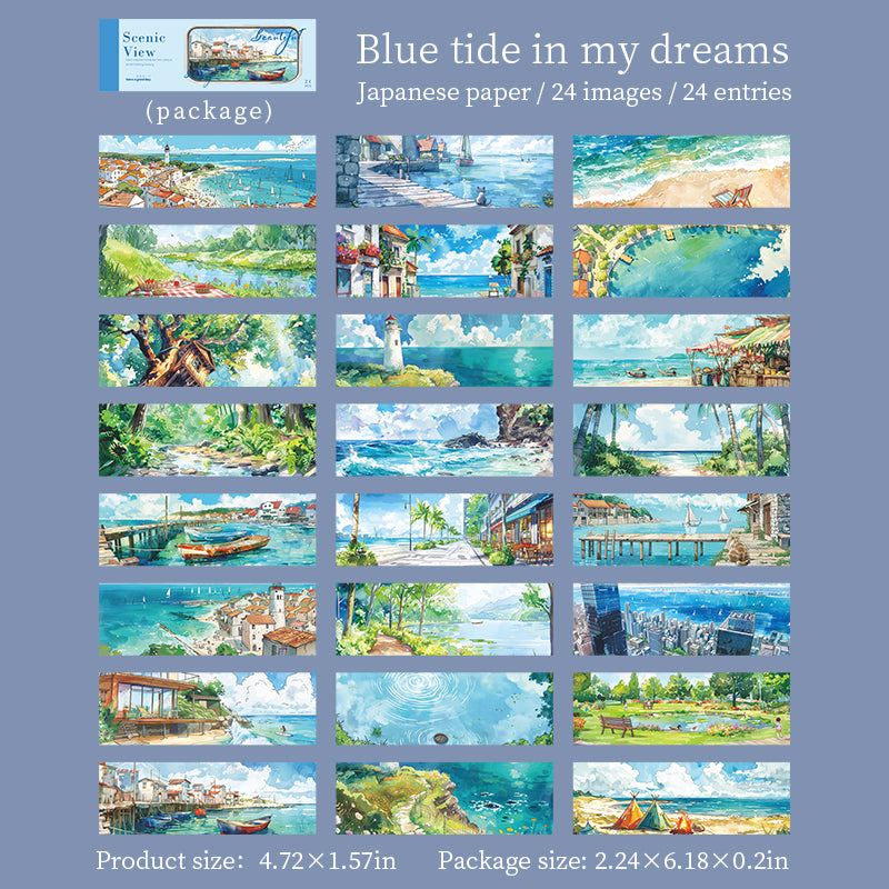 Beautiful Scenery View Sticker Book