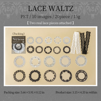 Elegant Lace Stickers