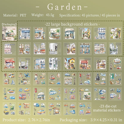 City Garden Stickers