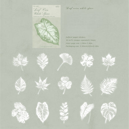 Half-Tone Nature Stickers