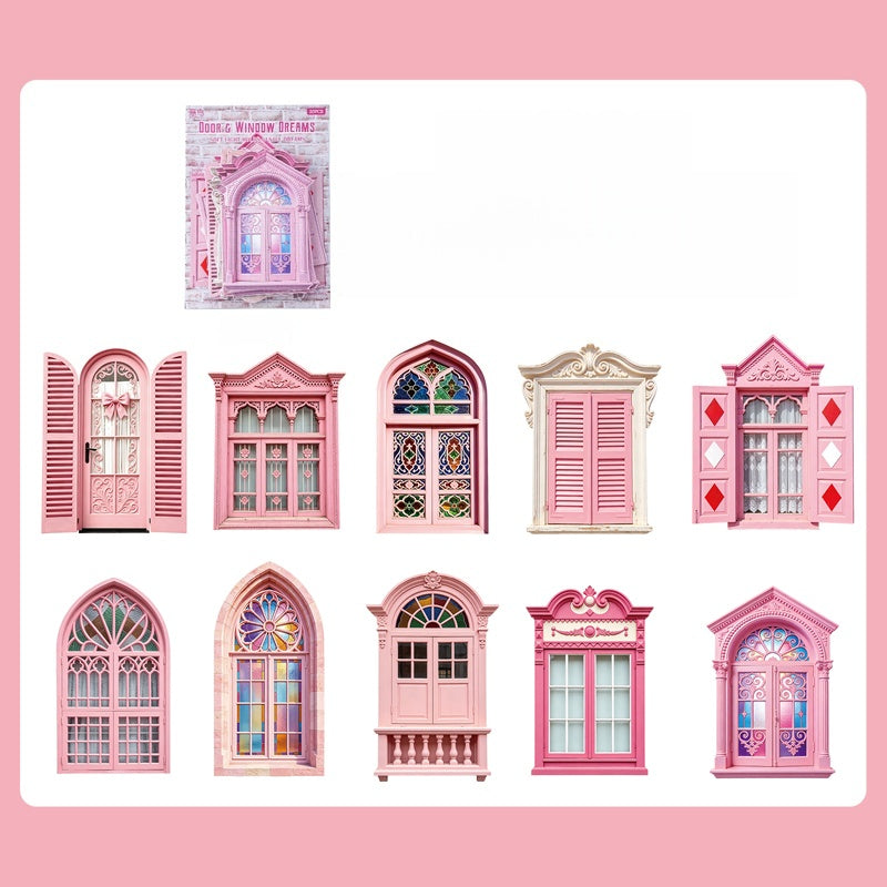 Dreamy Doors Windows Stickers