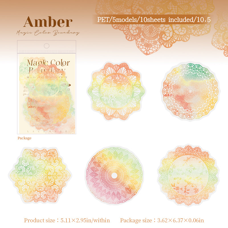 Magic Color Boundary Stickers