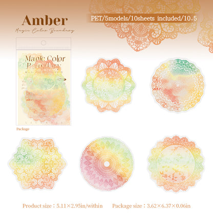 Magic Color Boundary Stickers