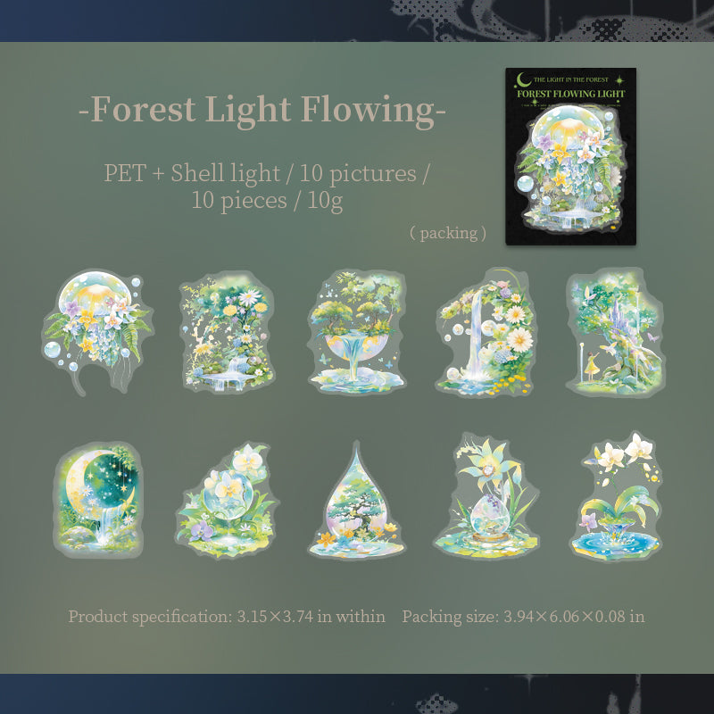 Light in the Forest Stickers