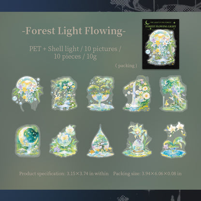 Light in the Forest Stickers