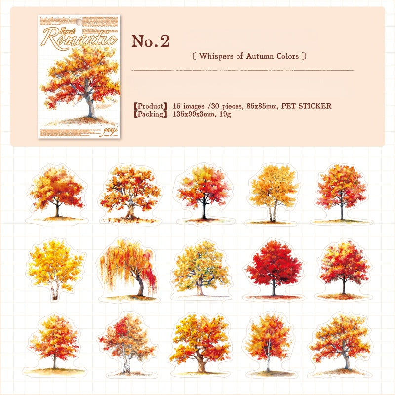 Romantic Forest Stickers