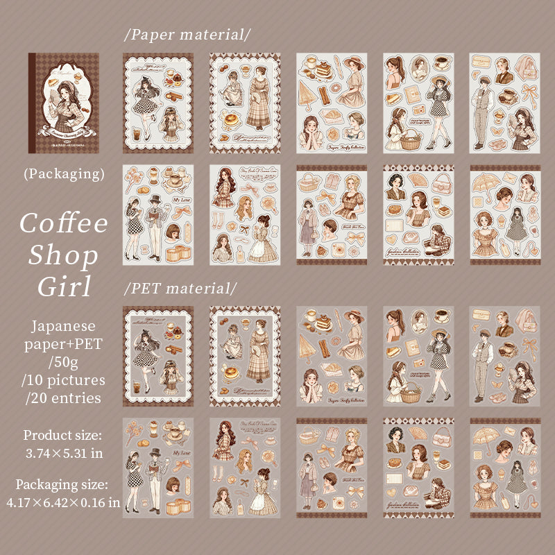 Encounter Charming Lady Sticker Book