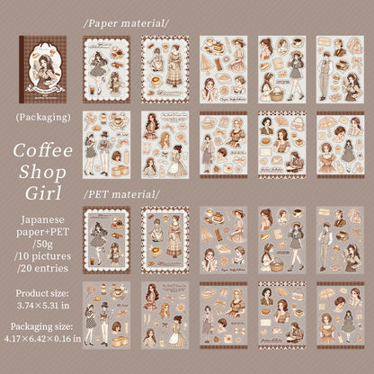 Encounter Charming Lady Sticker Book