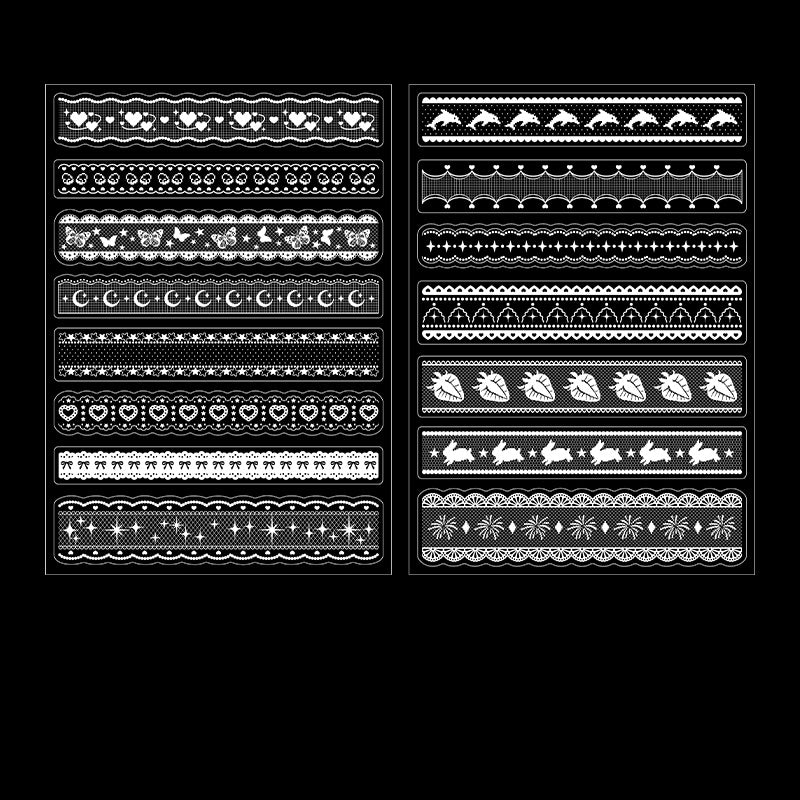 Lace Border Stickers