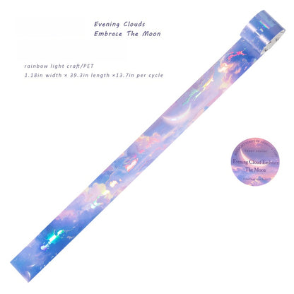 Heart of Colorful Clouds Tape