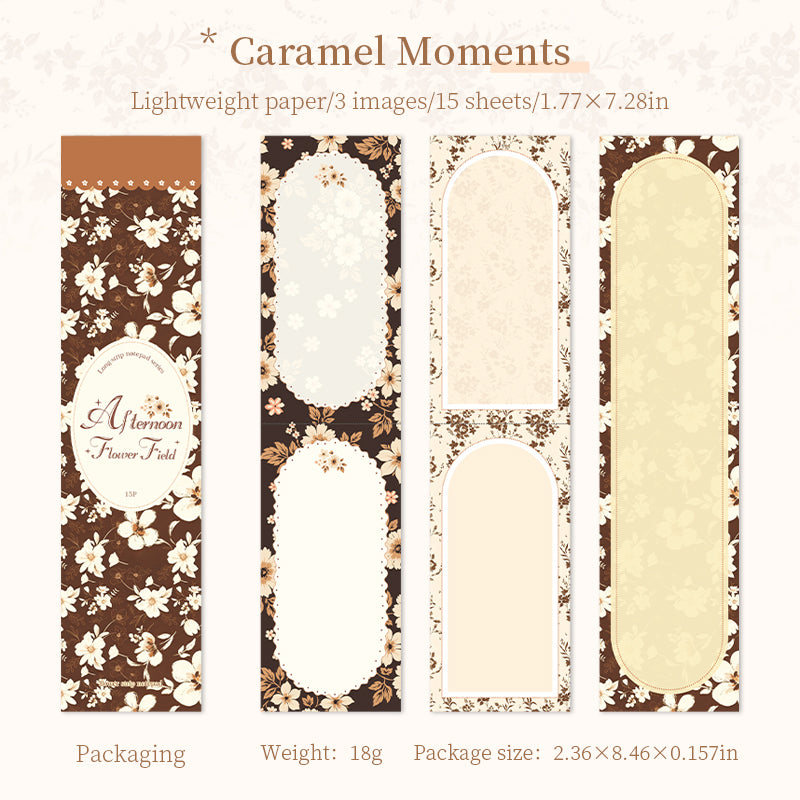 Afternoon Flower Field Memo Pad