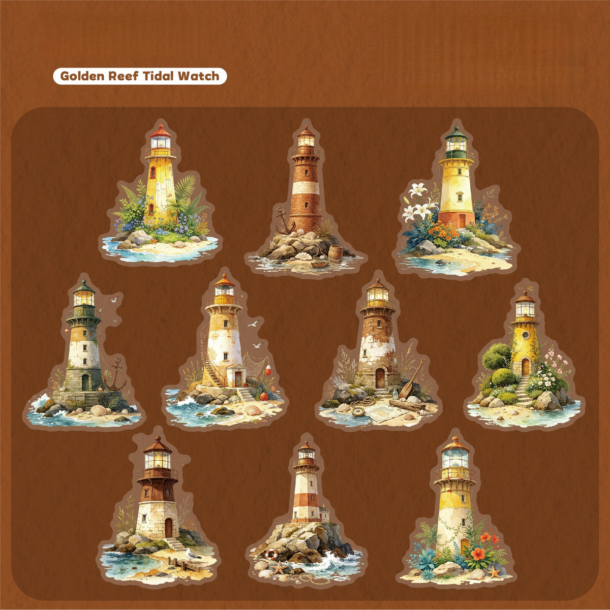 Lighthouse Stickers