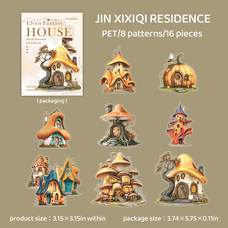 Fairy Fantasy House Stickers